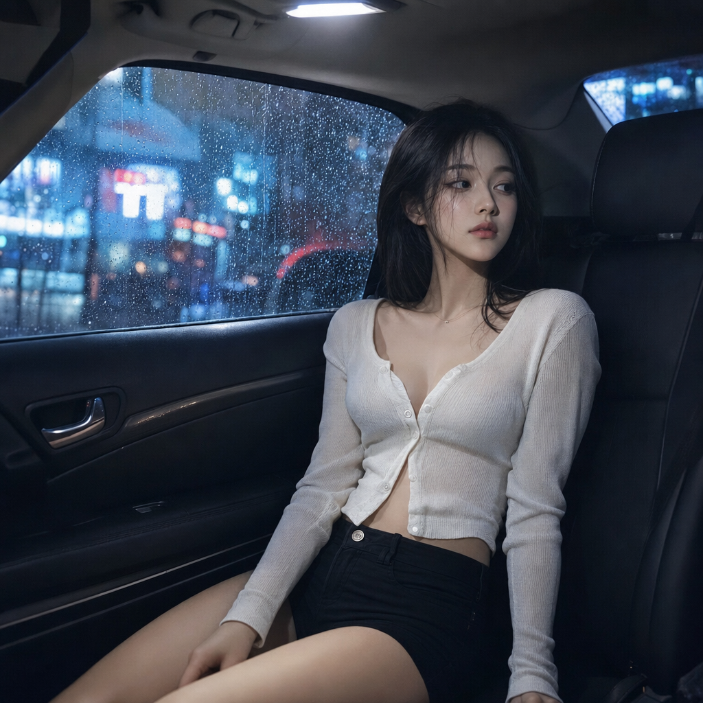 雨夜总是最适合装下情绪。车窗上的雨滴缓缓滑落，...